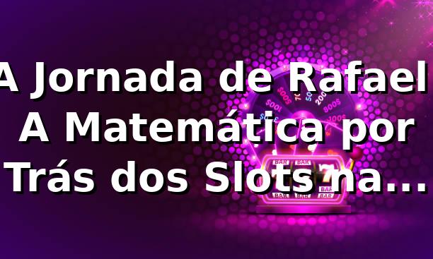 A Jornada de Rafael: A Matemática por Trás dos Slots na Plataforma 3qq 🎰